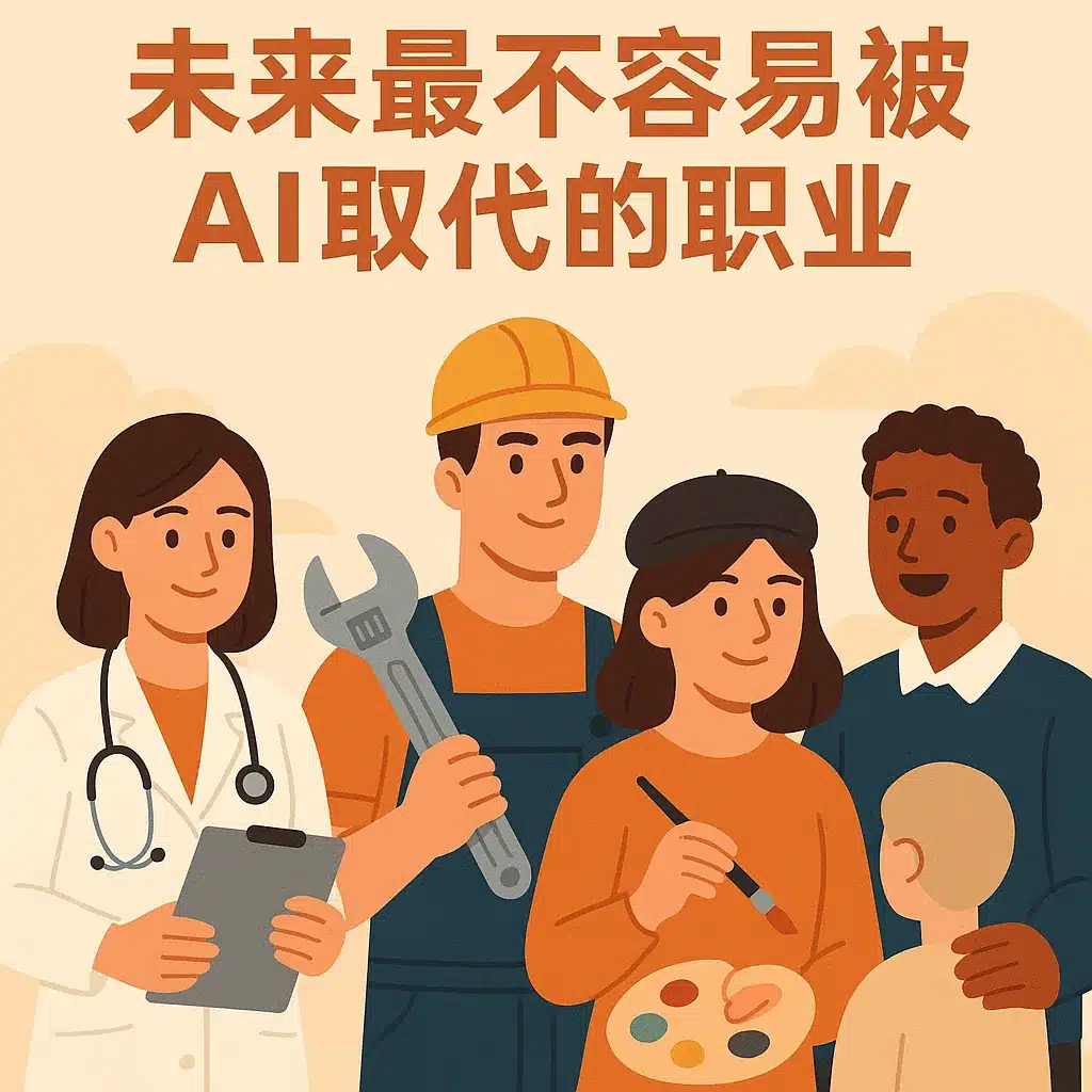 未来最不容易被AI取代的职业