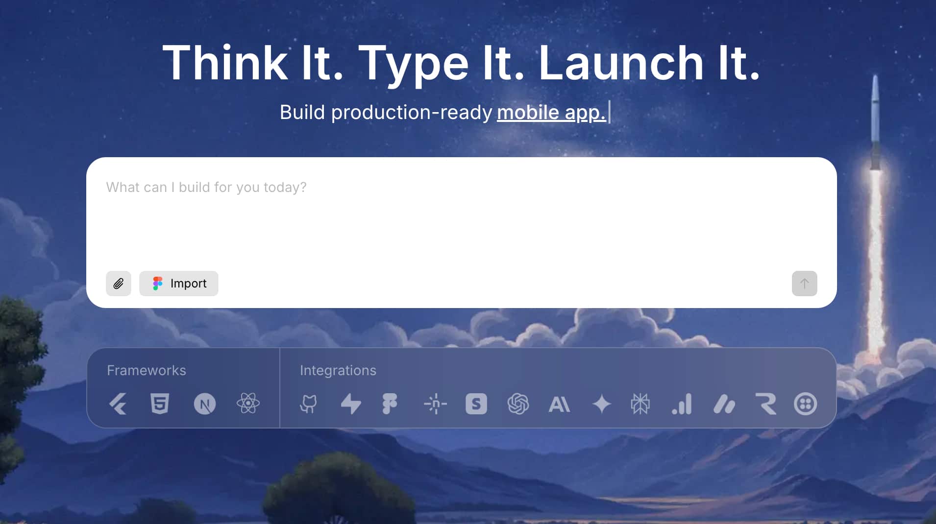 Rocket.new平台界面