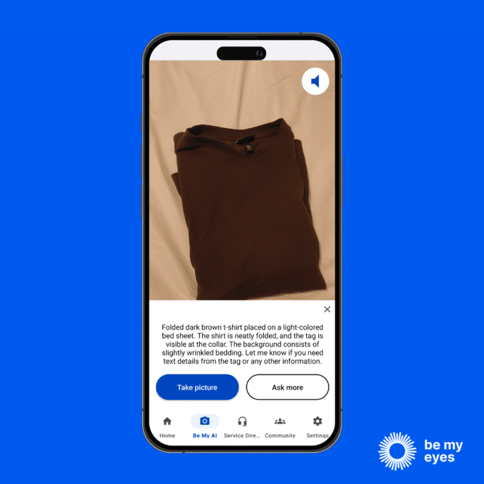 Be My Eyes应用界面