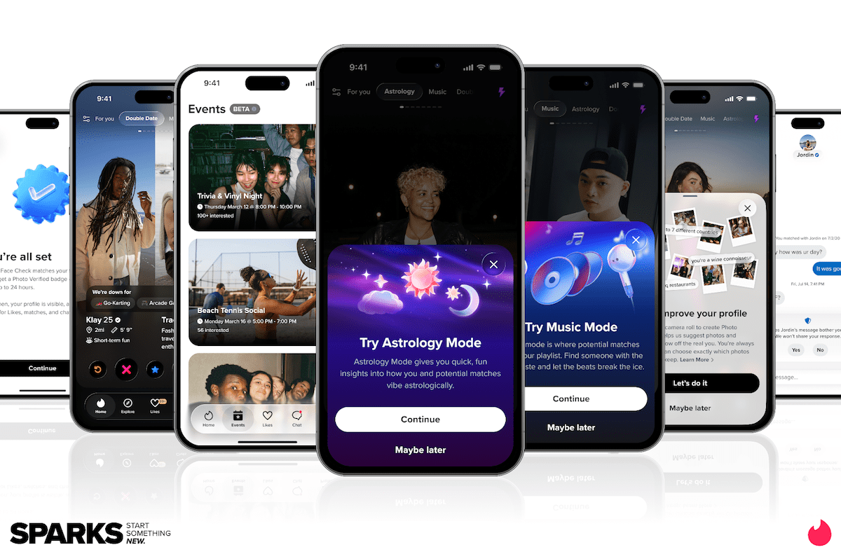 Tinder押注线下活动与AI匹配，能否破解Z世代“约会疲劳”？