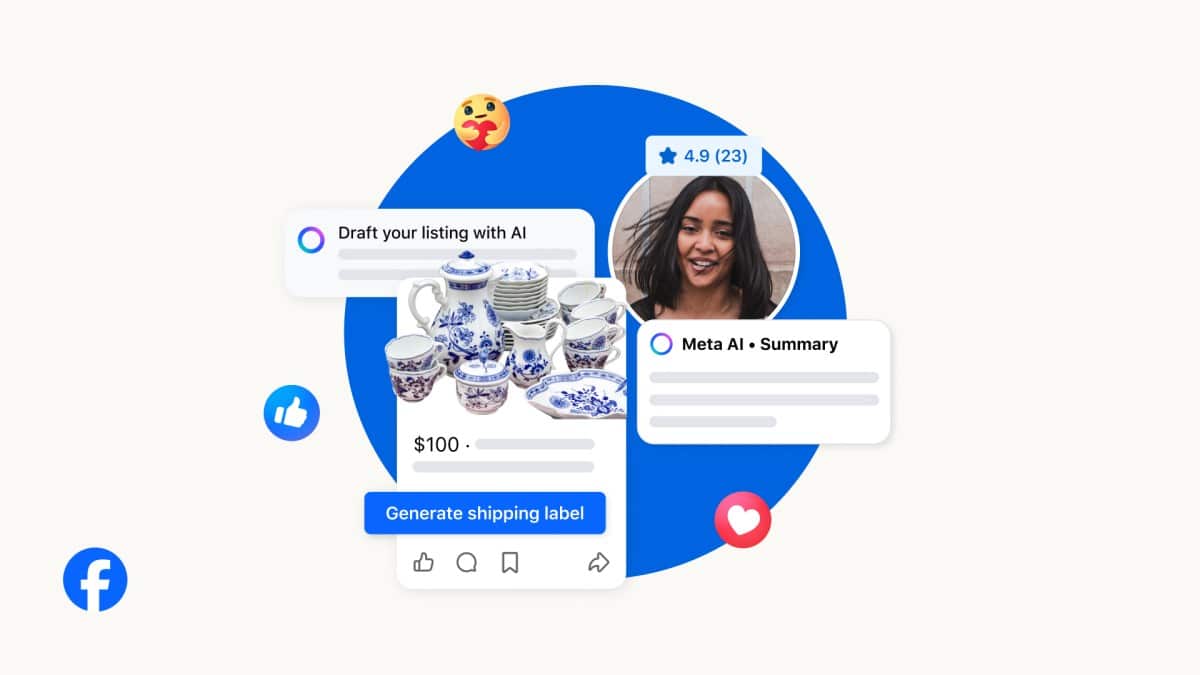 Meta AI深度赋能Facebook Marketplace：自动回复买家、智能上架商品，二手电商效率革命